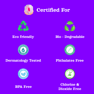 Ionized Sanitary Pads - XXL-  Heavy Flow - 330 MM - 8 Pads